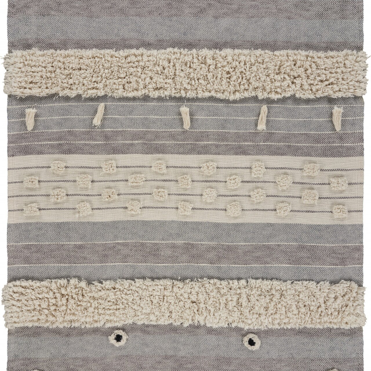 Edge Collections - 60" x 50" - Gray - Cozy Woven Throw Blanket for a Perfect Home Accent - 1 Piece